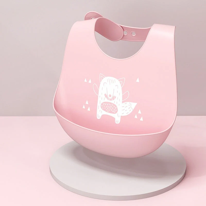 Baby Waterproof And Stain-resistant Food-grade Silicone Bib - Image 32
