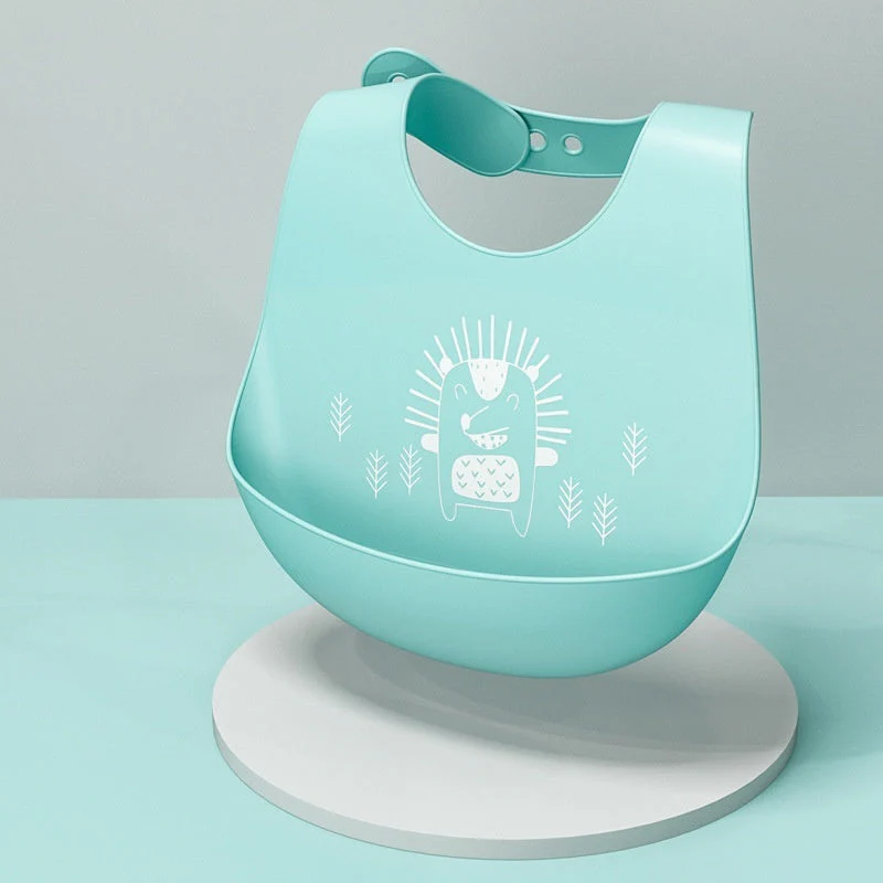 Baby Waterproof And Stain-resistant Food-grade Silicone Bib - Image 33