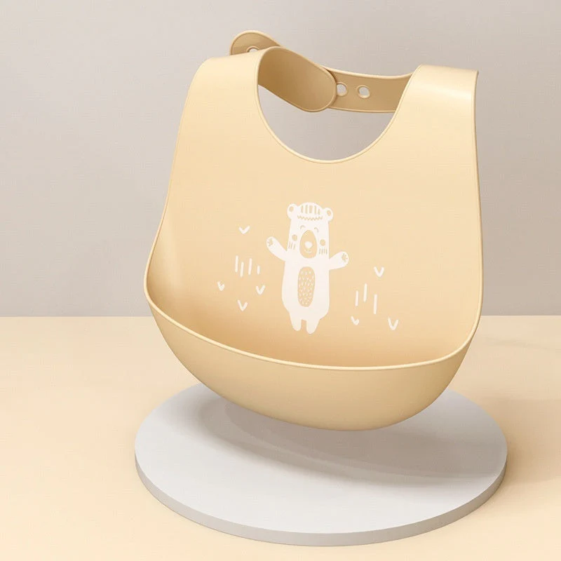 Baby Waterproof And Stain-resistant Food-grade Silicone Bib - Image 34