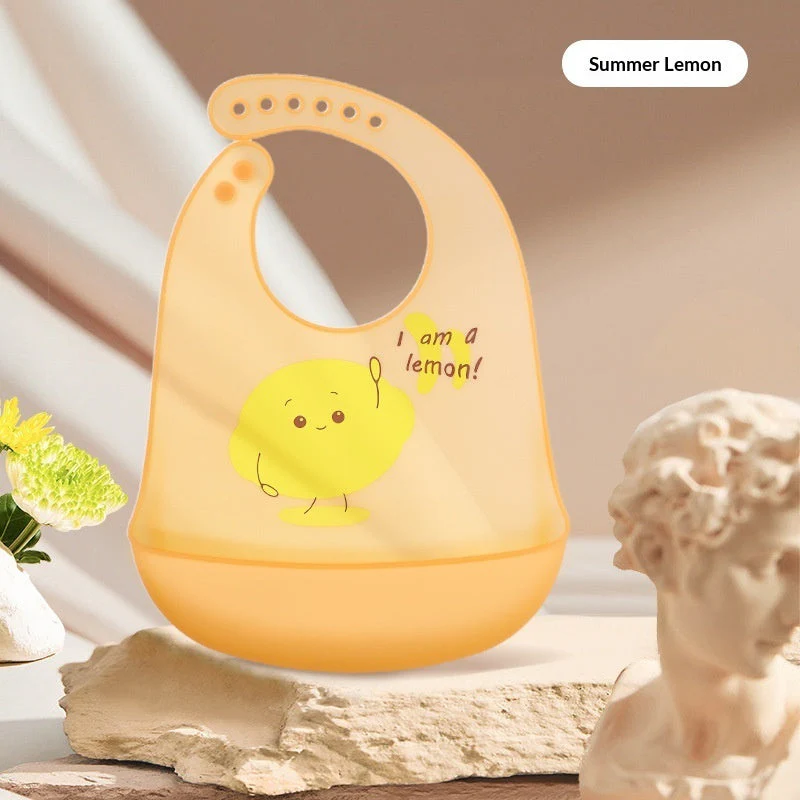 Baby Waterproof And Stain-resistant Food-grade Silicone Bib - Image 41