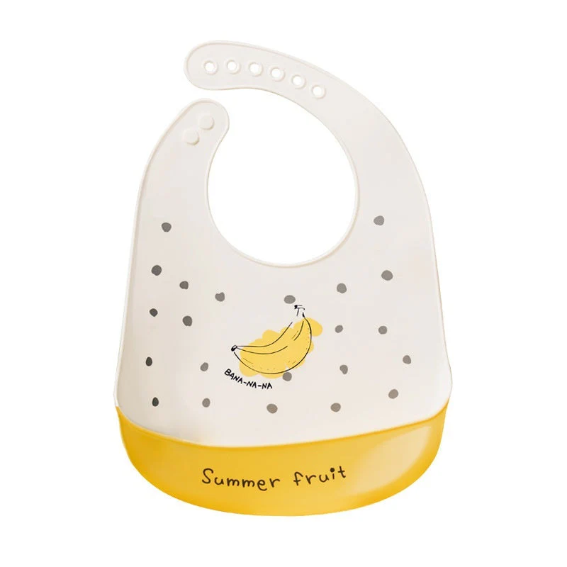 Baby Waterproof And Stain-resistant Food-grade Silicone Bib - Image 5