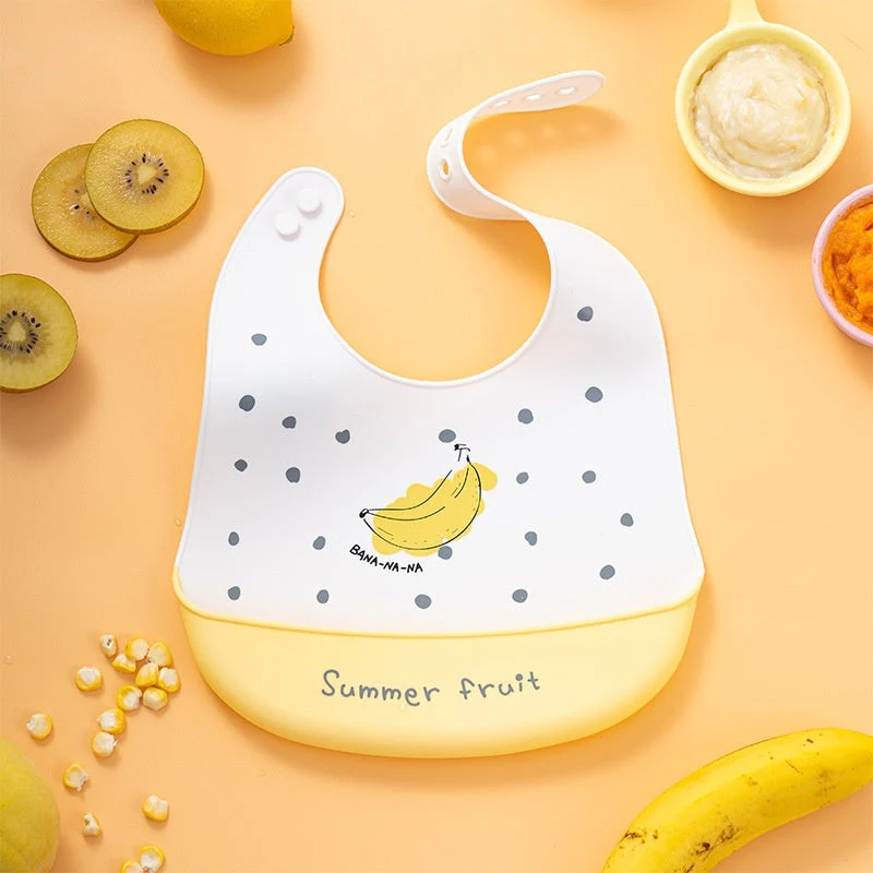 Baby Waterproof And Stain-resistant Food-grade Silicone Bib - Image 6