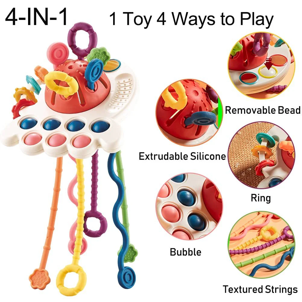 Baby's Funny Finger Puff Toy Can Be Pressed - Image 2