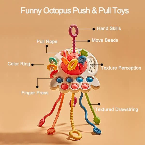 Baby's Funny Finger Puff Toy Can Be Pressed - Image 3