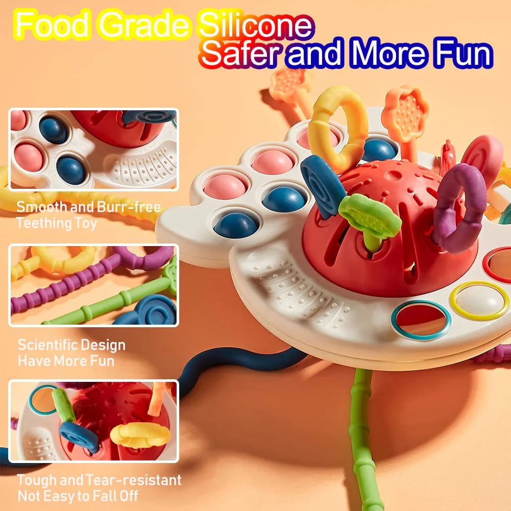 Baby's Funny Finger Puff Toy Can Be Pressed - Image 5
