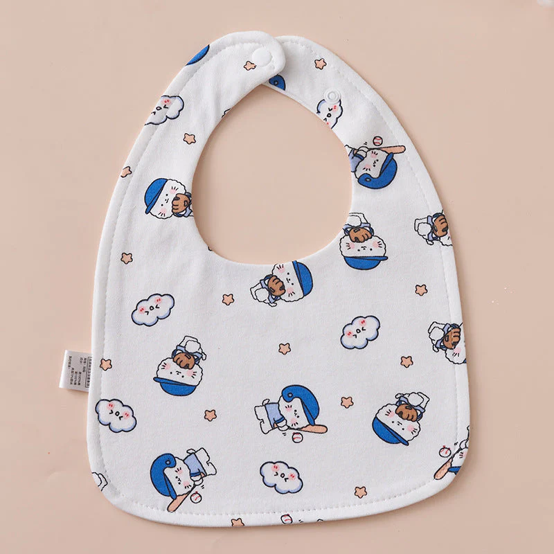 Babys Pure Cotton U-shaped Bib Waterproof Baby Bib - Image 12