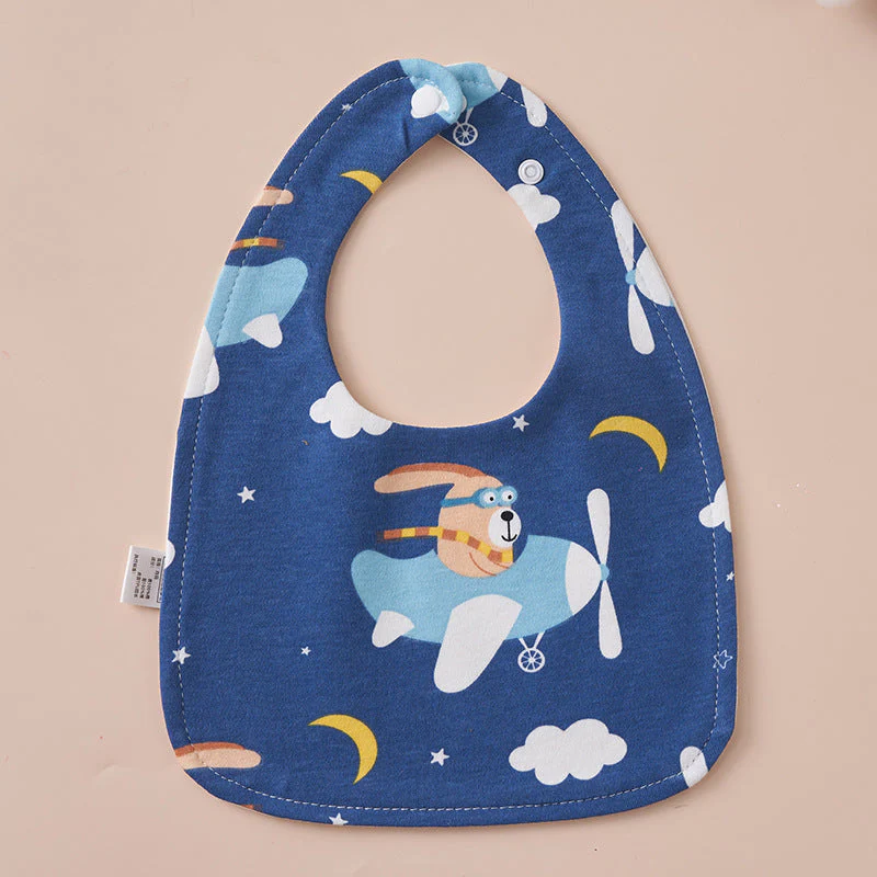 Babys Pure Cotton U-shaped Bib Waterproof Baby Bib - Image 13