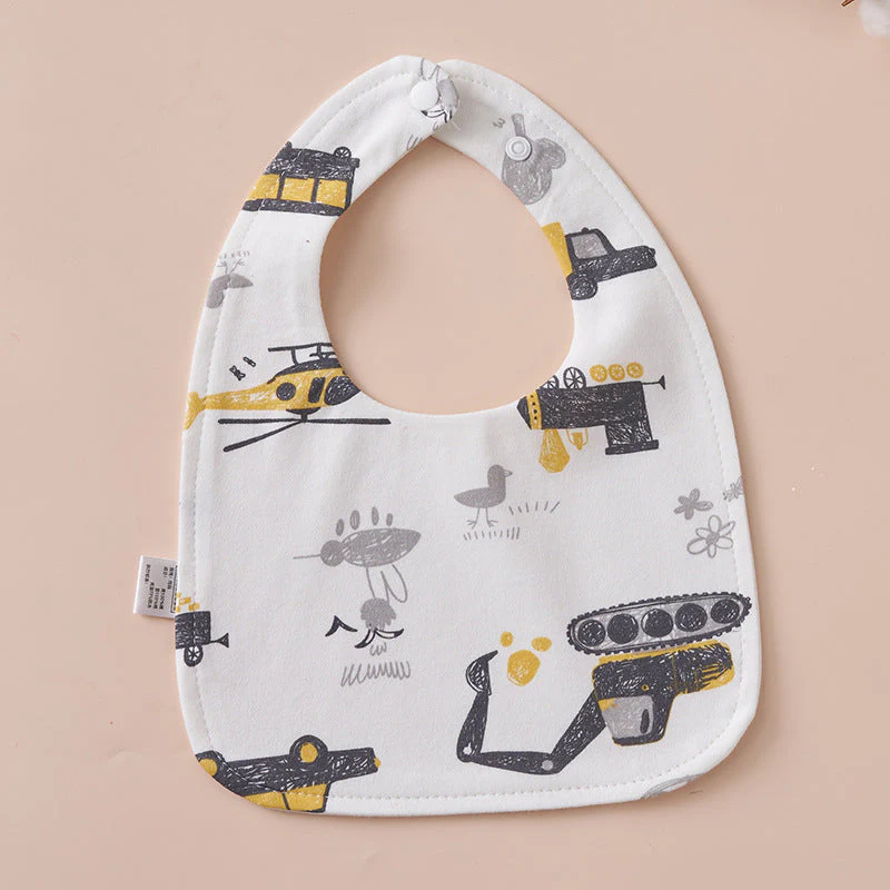 Babys Pure Cotton U-shaped Bib Waterproof Baby Bib - Image 15