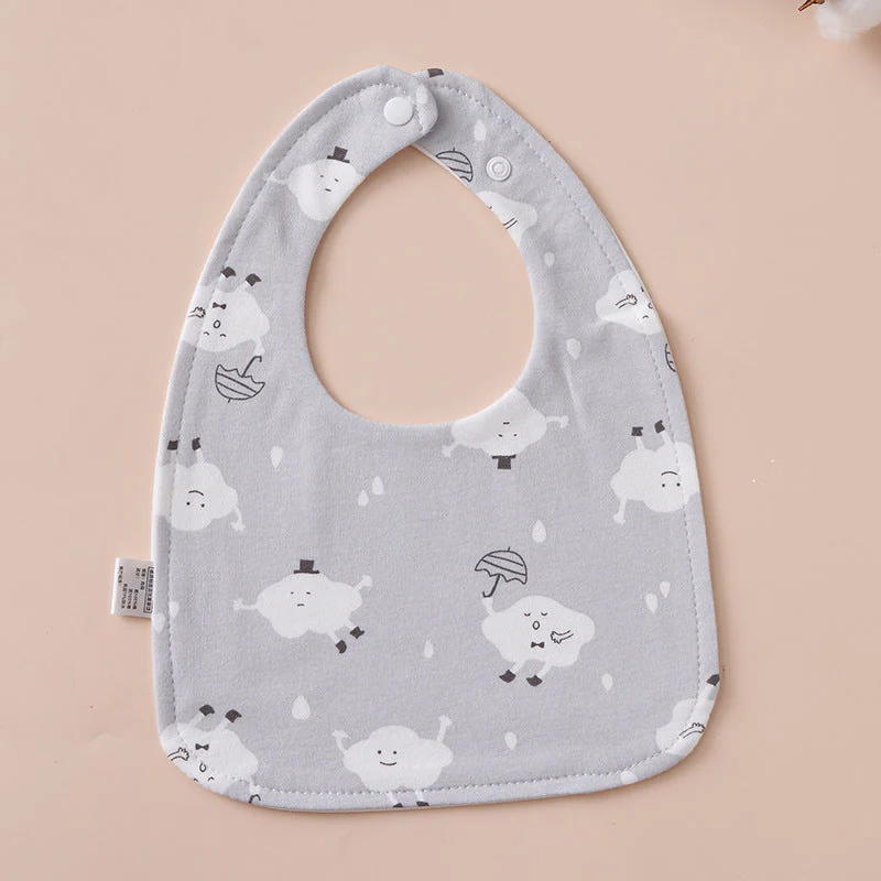Babys Pure Cotton U-shaped Bib Waterproof Baby Bib - Image 16