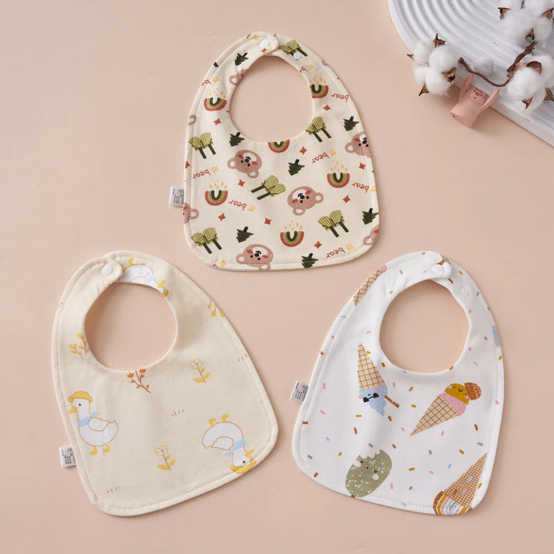Babys Pure Cotton U-shaped Bib Waterproof Baby Bib - Image 2