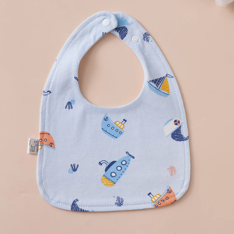 Babys Pure Cotton U-shaped Bib Waterproof Baby Bib - Image 22
