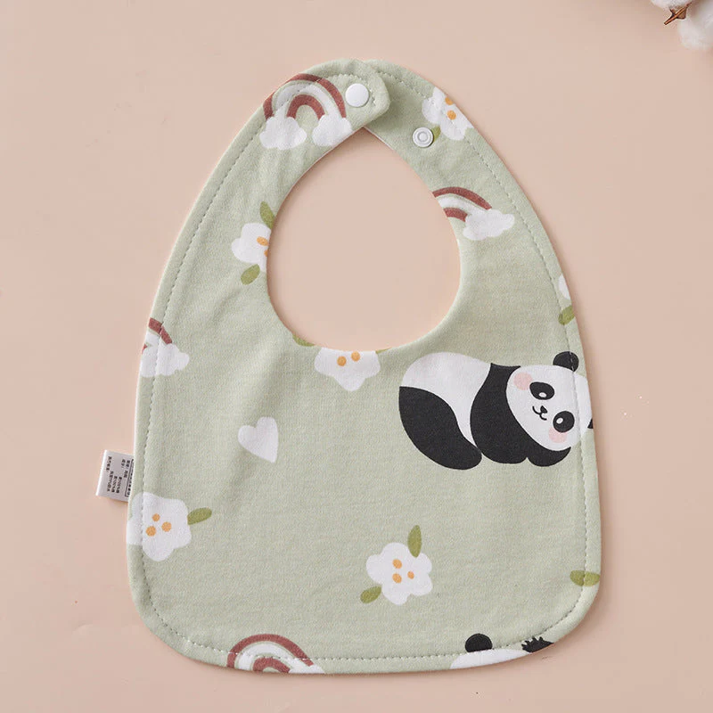 Babys Pure Cotton U-shaped Bib Waterproof Baby Bib - Image 24