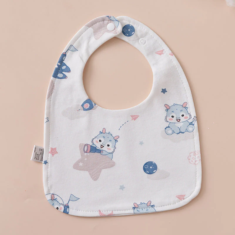 Babys Pure Cotton U-shaped Bib Waterproof Baby Bib - Image 25