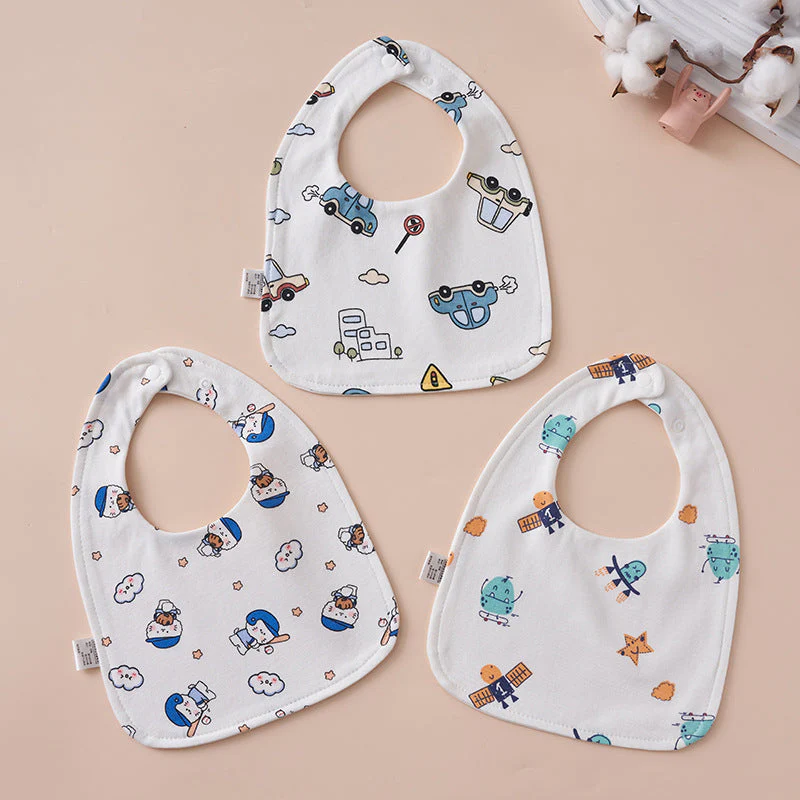 Babys Pure Cotton U-shaped Bib Waterproof Baby Bib - Image 3