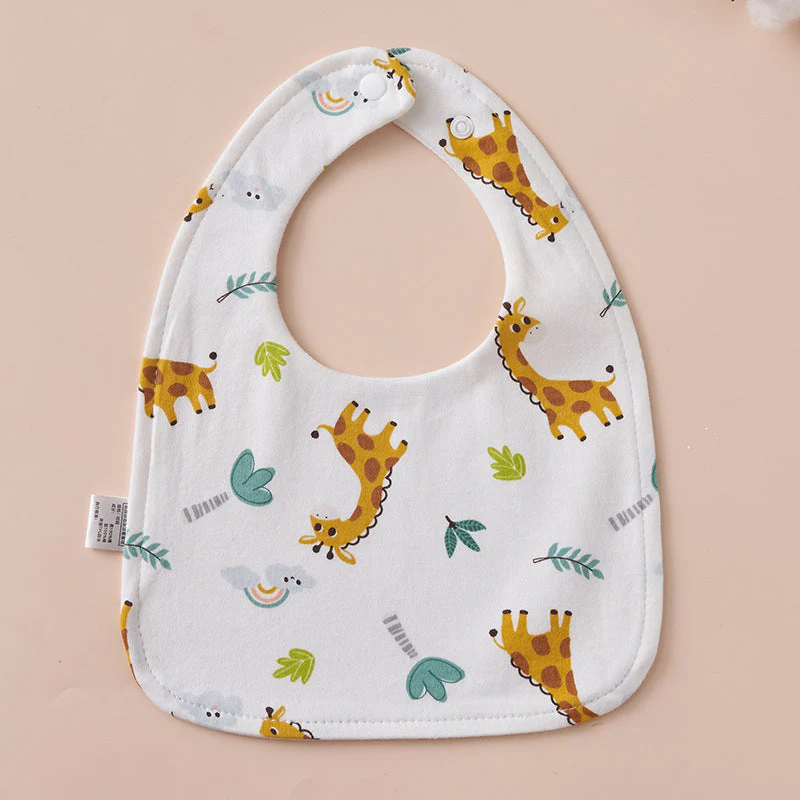 Babys Pure Cotton U-shaped Bib Waterproof Baby Bib - Image 31