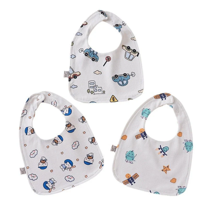 Babys Pure Cotton U-shaped Bib Waterproof Baby Bib - Image 5