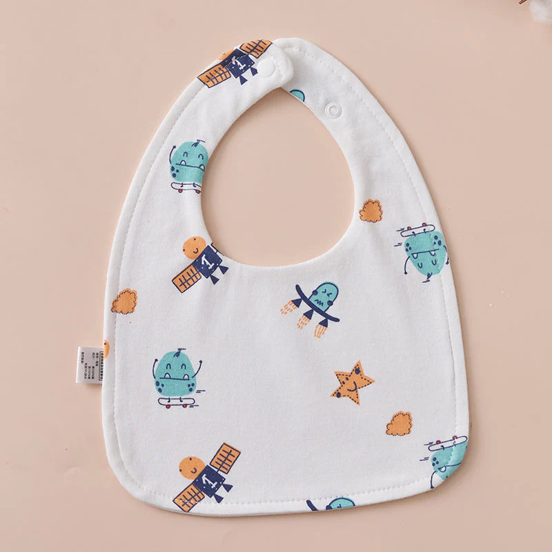 Babys Pure Cotton U-shaped Bib Waterproof Baby Bib - Image 7