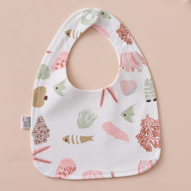 Babys Pure Cotton U-shaped Bib Waterproof Baby Bib - Image 8