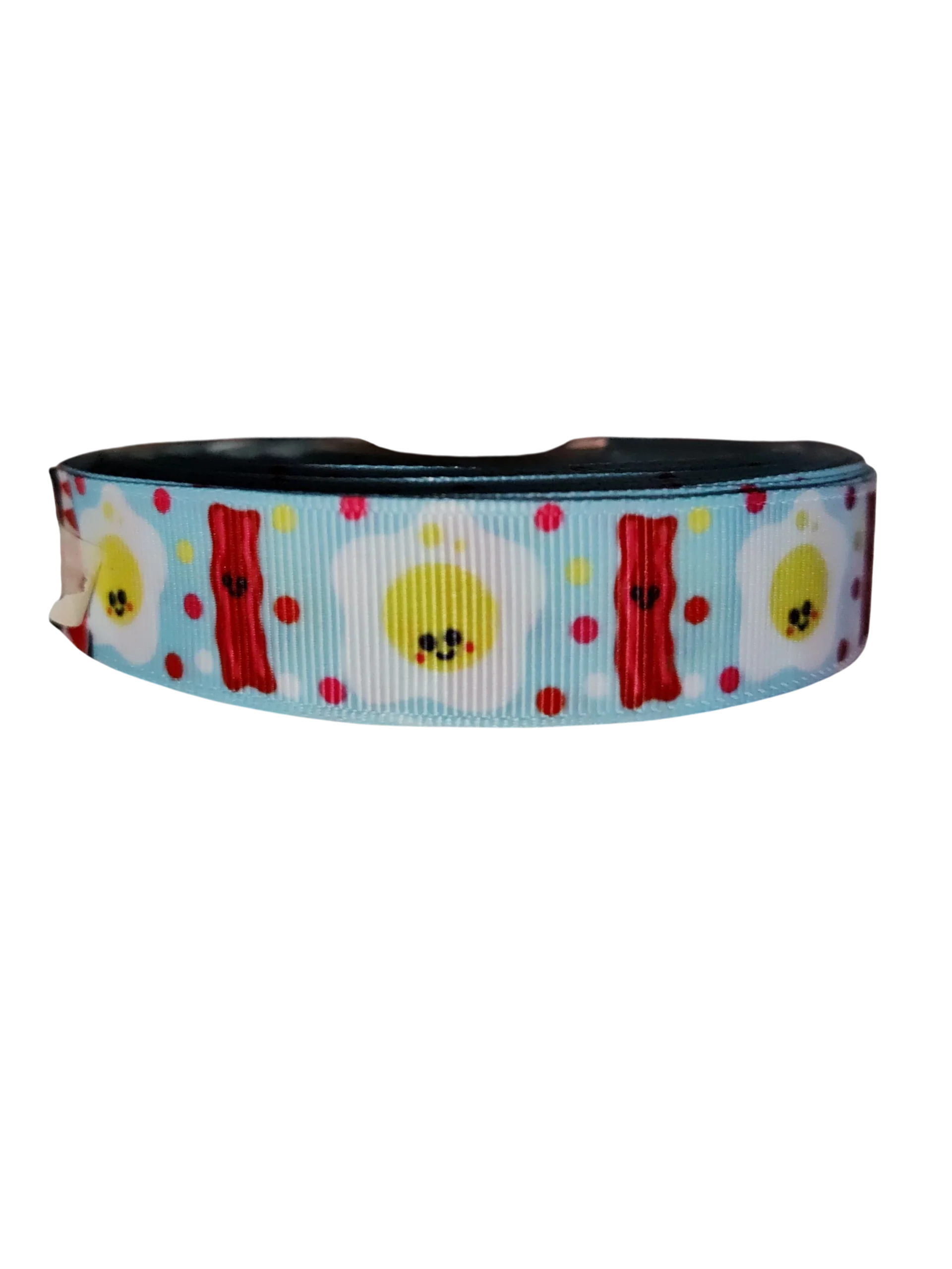 Bacon & Eggs Nylon Dog Collar - Image 3