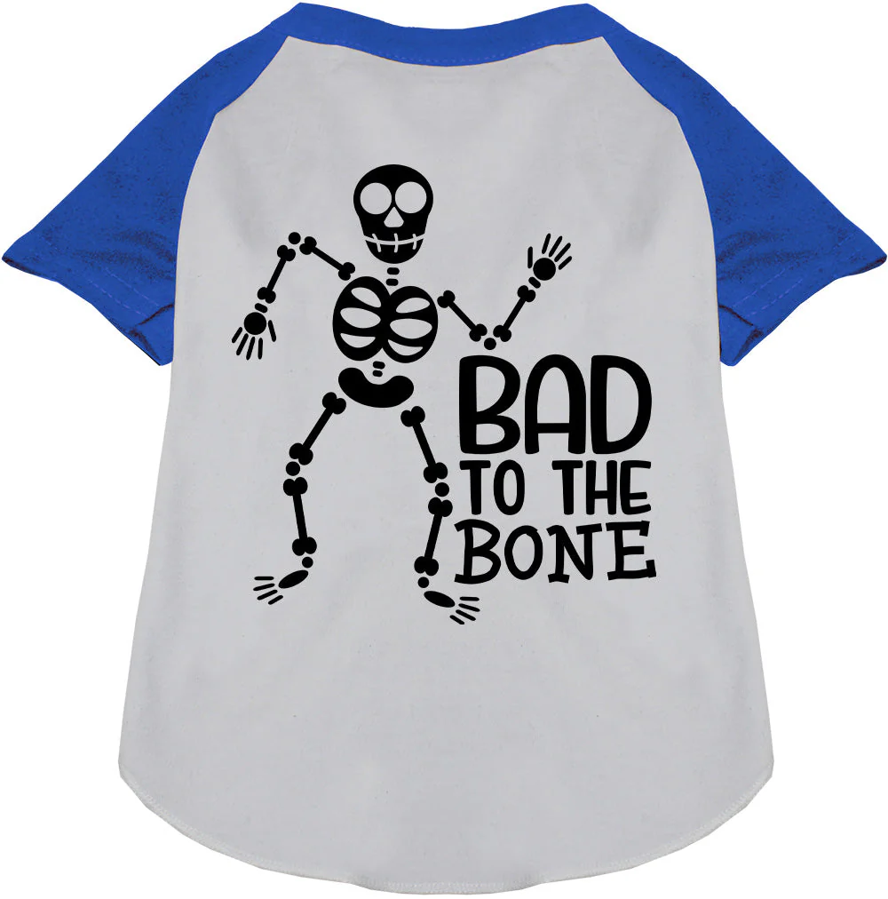 Bad to the Bone Pet Raglan Shirt - Image 3