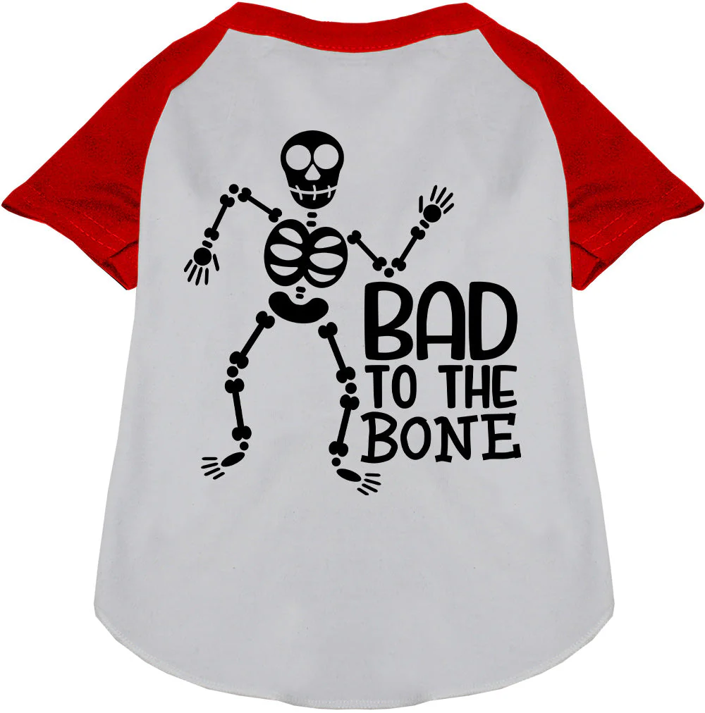 Bad to the Bone Pet Raglan Shirt - Image 7