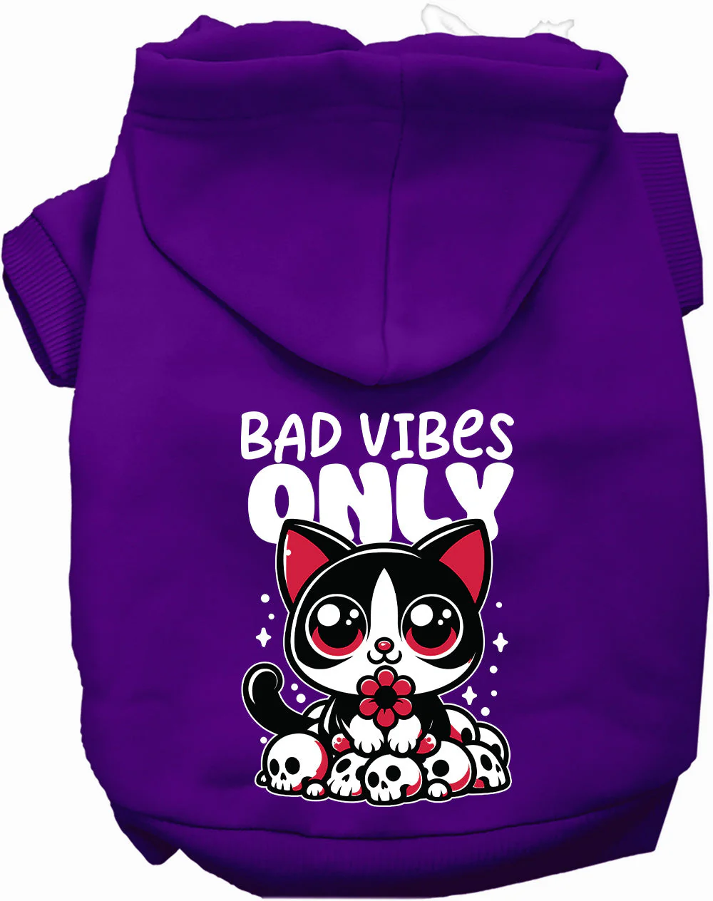 Bad Vibes Only Pet Hoodie - Image 11