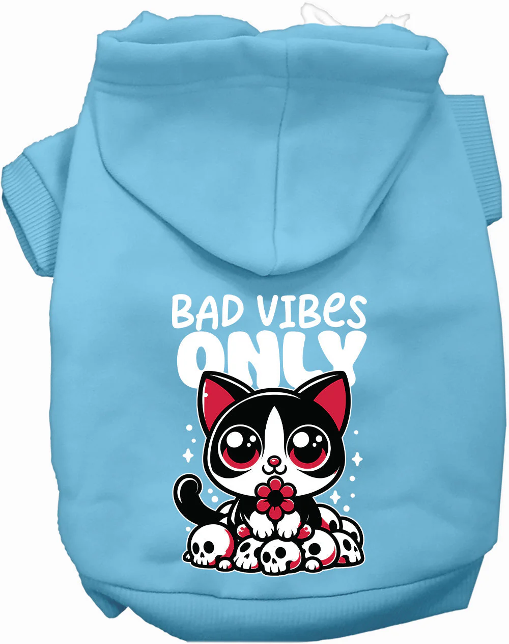 Bad Vibes Only Pet Hoodie - Image 3