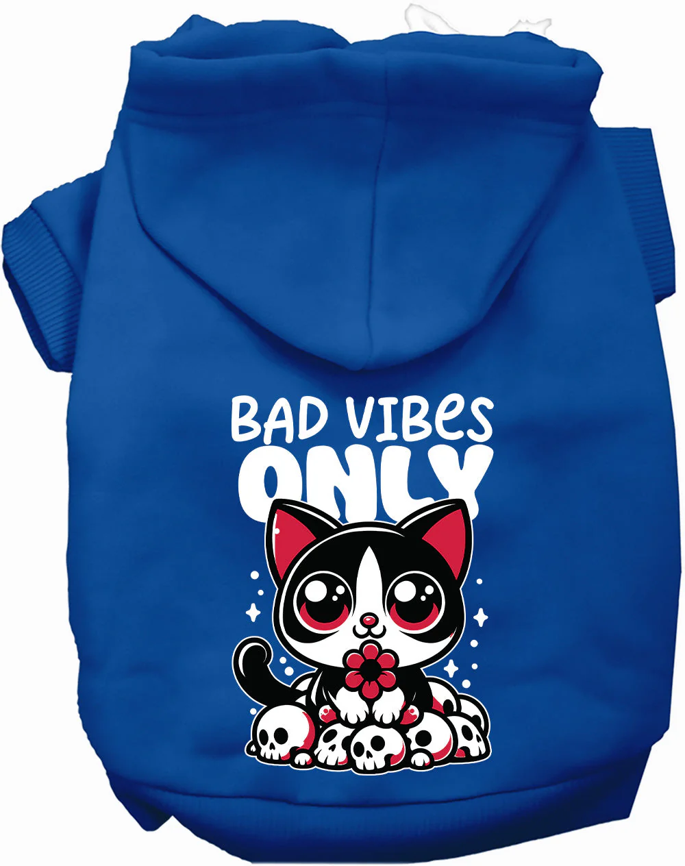 Bad Vibes Only Pet Hoodie - Image 4