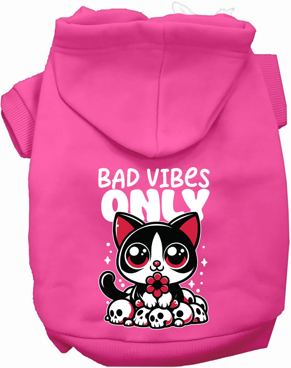 Bad Vibes Only Pet Hoodie - Image 5