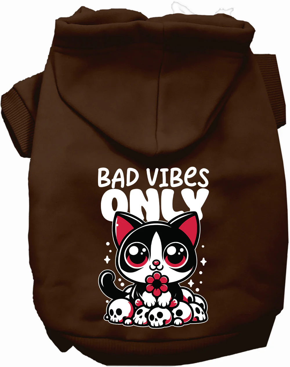 Bad Vibes Only Pet Hoodie - Image 6