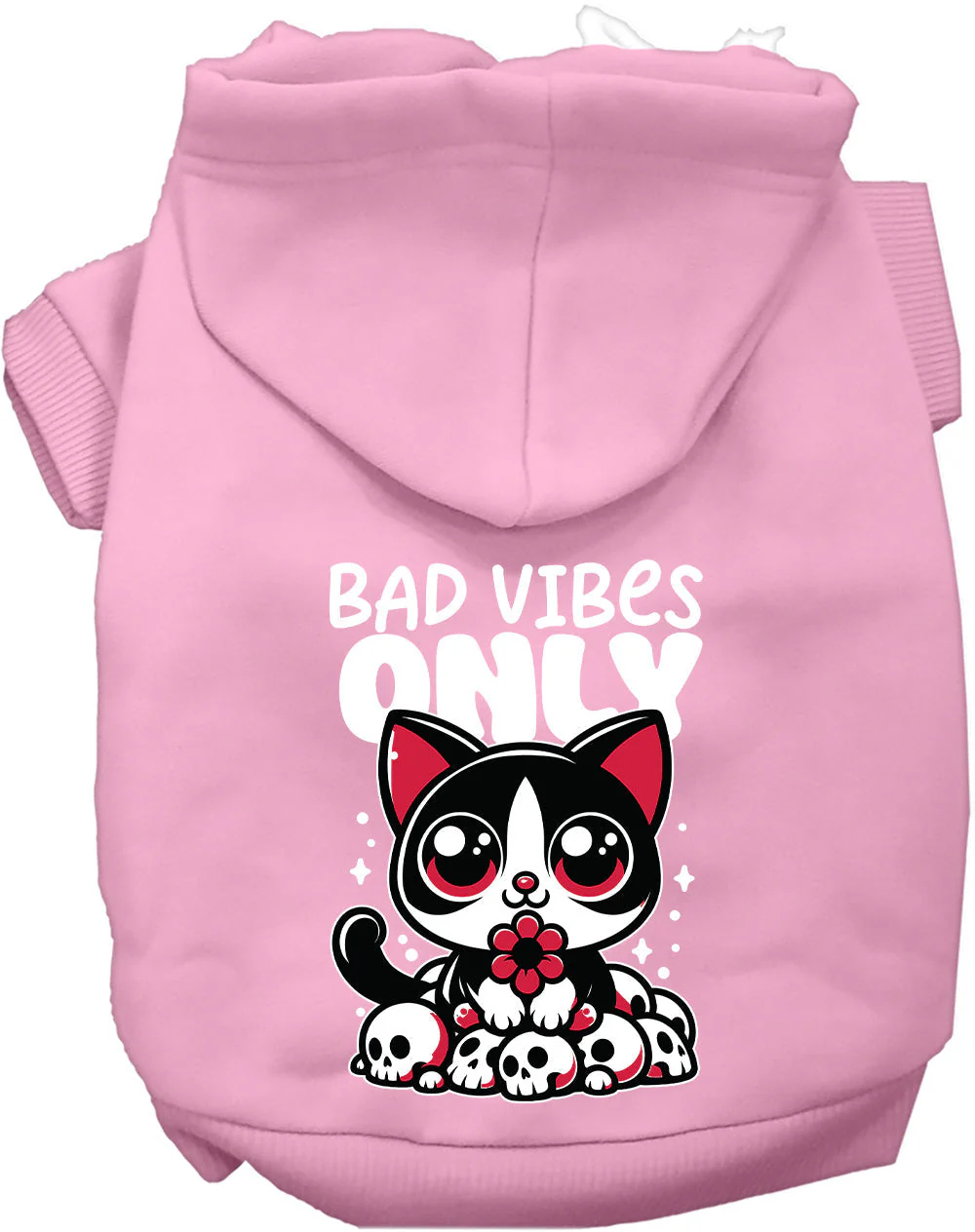 Bad Vibes Only Pet Hoodie - Image 8