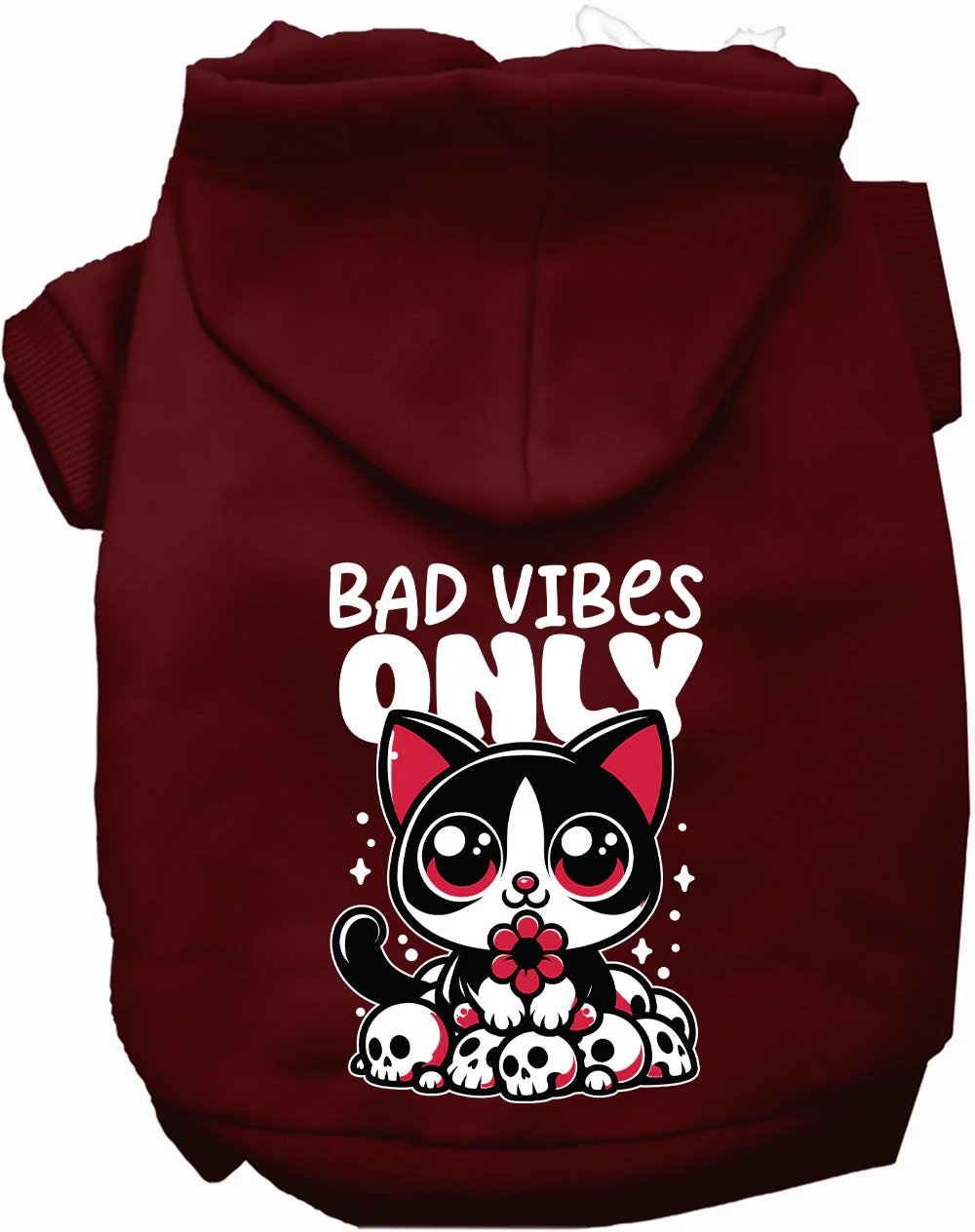 Bad Vibes Only Pet Hoodie - Image 9