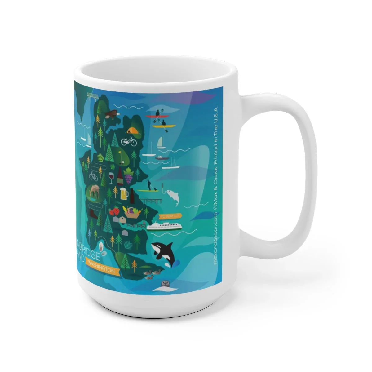 BAINBRIDGE ISLAND 11 OZ OR 15 OZ CERAMIC MUG - Image 3