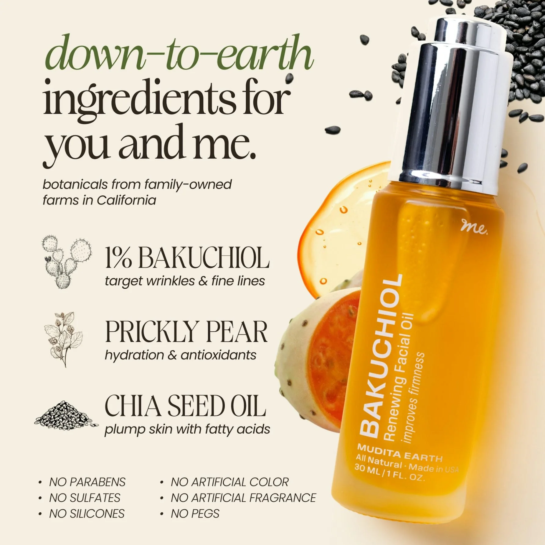 Bakuchiol Skin Renewing Facial Oil (Retinol Alternative) - Image 3