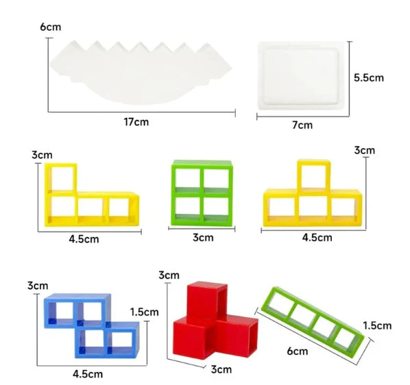 Balance Stacking Board Games Kids Adults Tower Block Toys For Family Parties Travel Games Boys Girls Puzzle Buliding Blocks Toy - Image 10