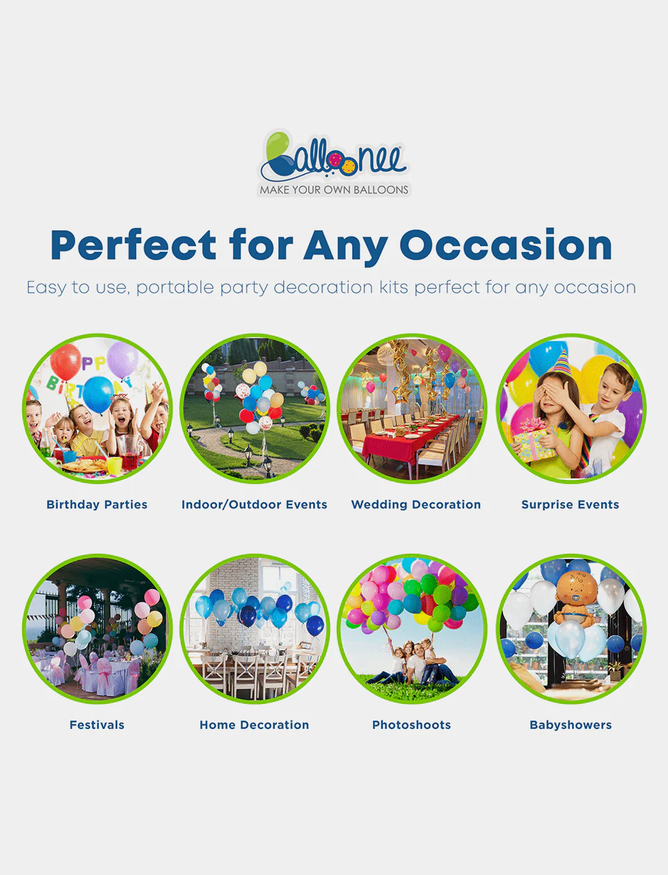 Balloonee Jumbo Disposable Helium Party Kit - Image 5