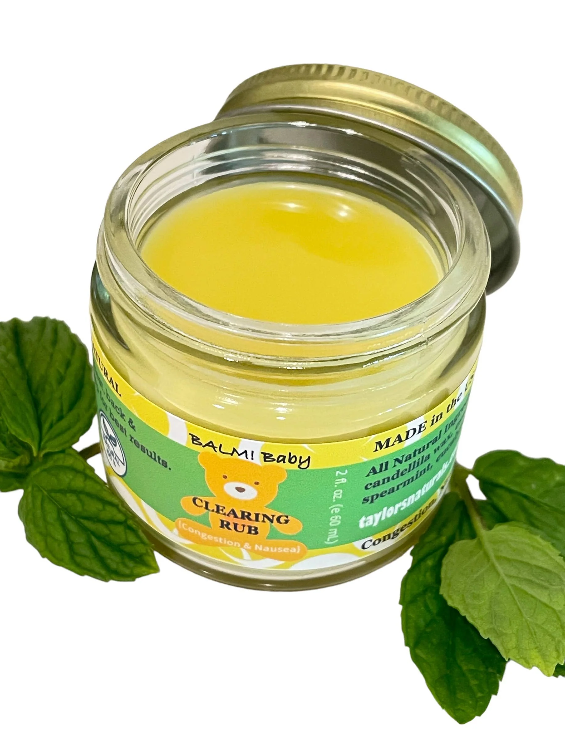 BALM! Baby Organic Chest Clearing Vapor Rub w/ Eucalyptus - Image 3