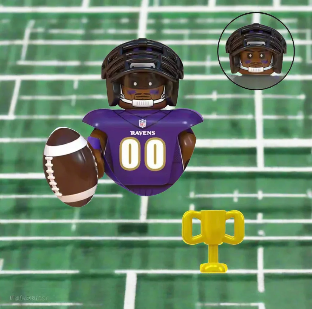 Baltimore Ravens Team Minifigure - Image 2