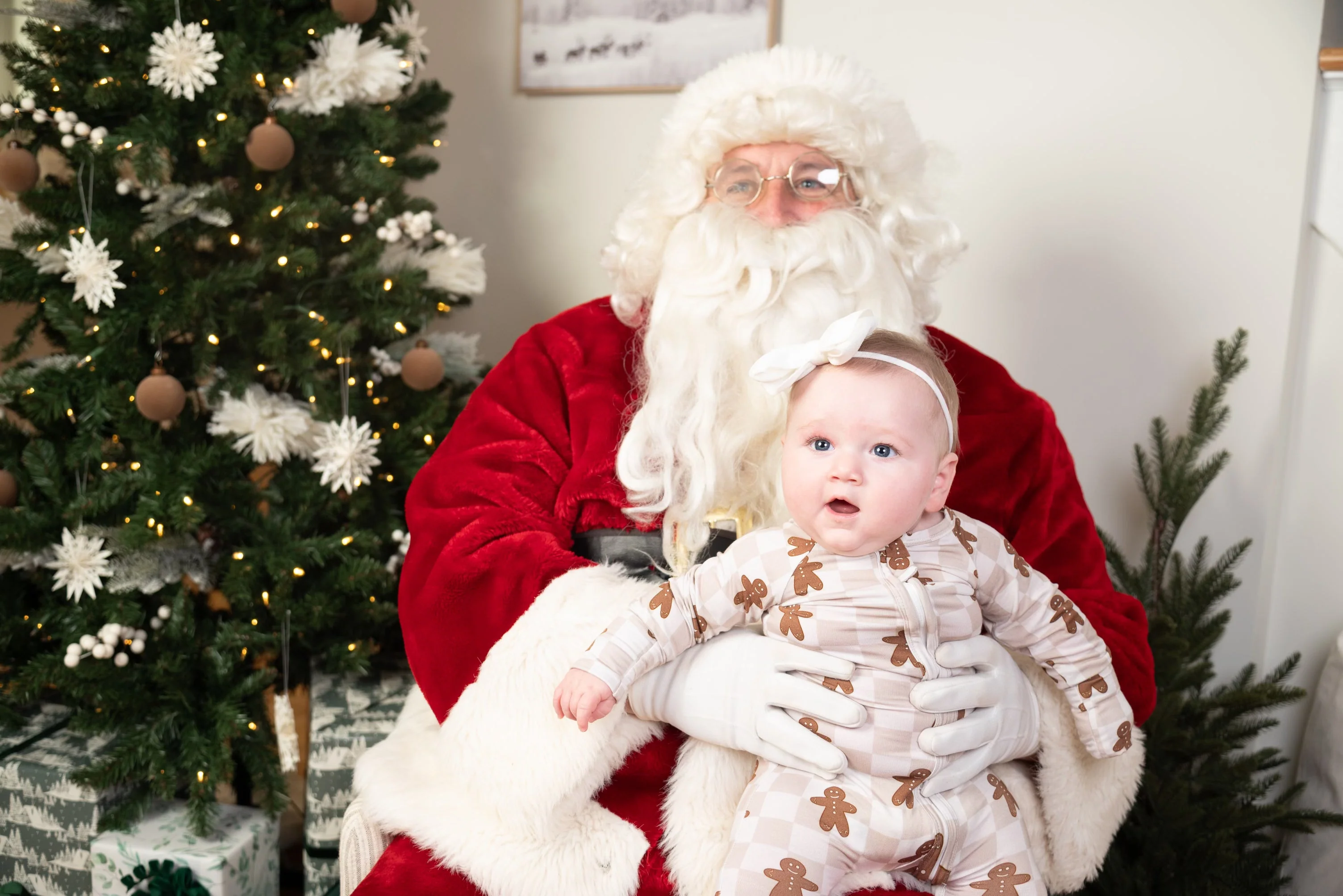 Bamboo Baby Christmas Sleepers | Matching Family Holiday Pajamas - Gingerbread - Image 6