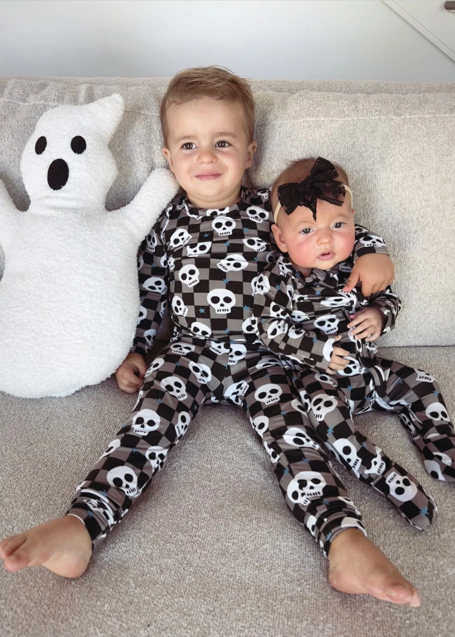 Bamboo Baby Halloween Sleeper | Spooky Skull Pajamas - Image 3