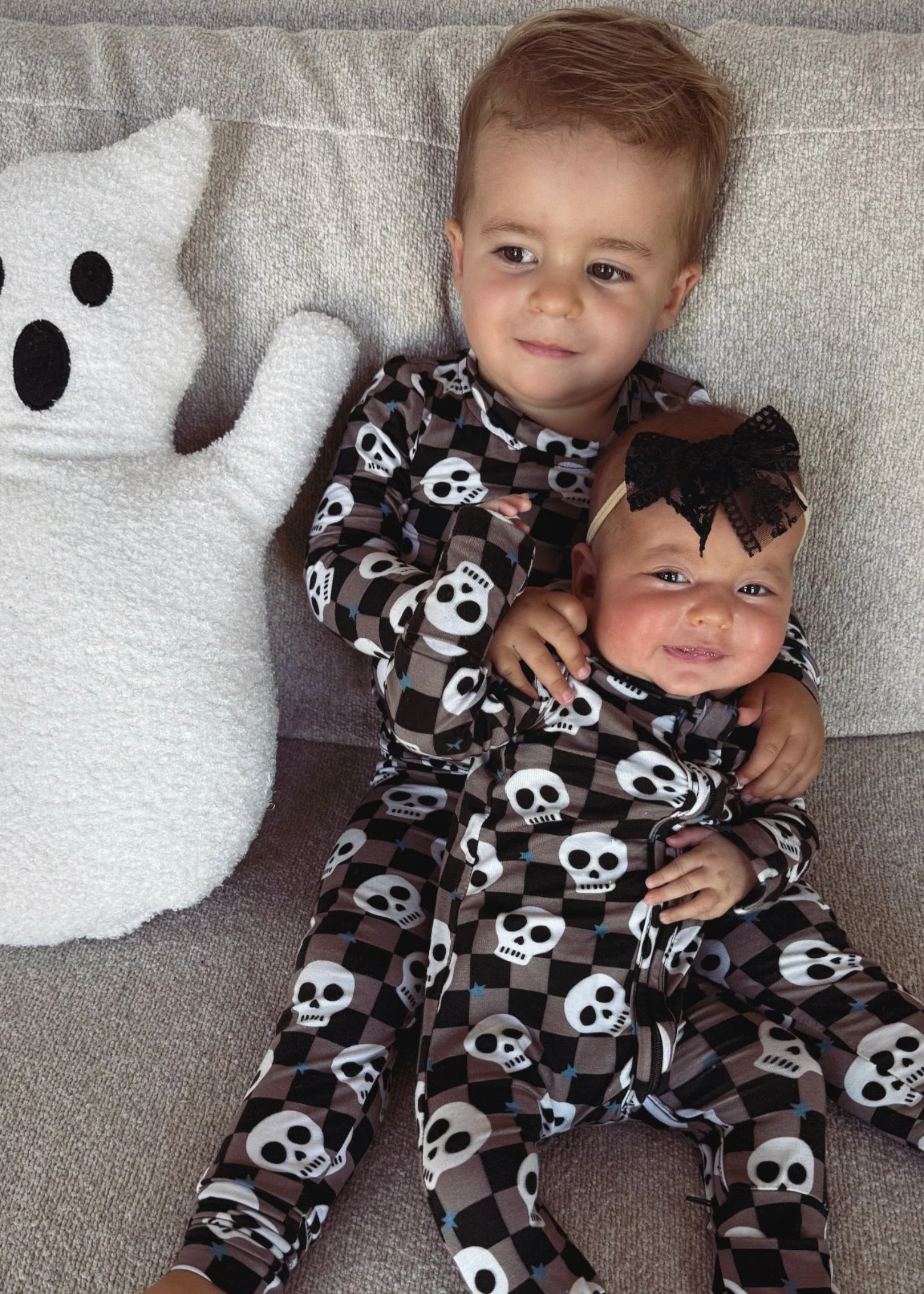 Bamboo Baby Halloween Sleeper | Spooky Skull Pajamas - Image 4