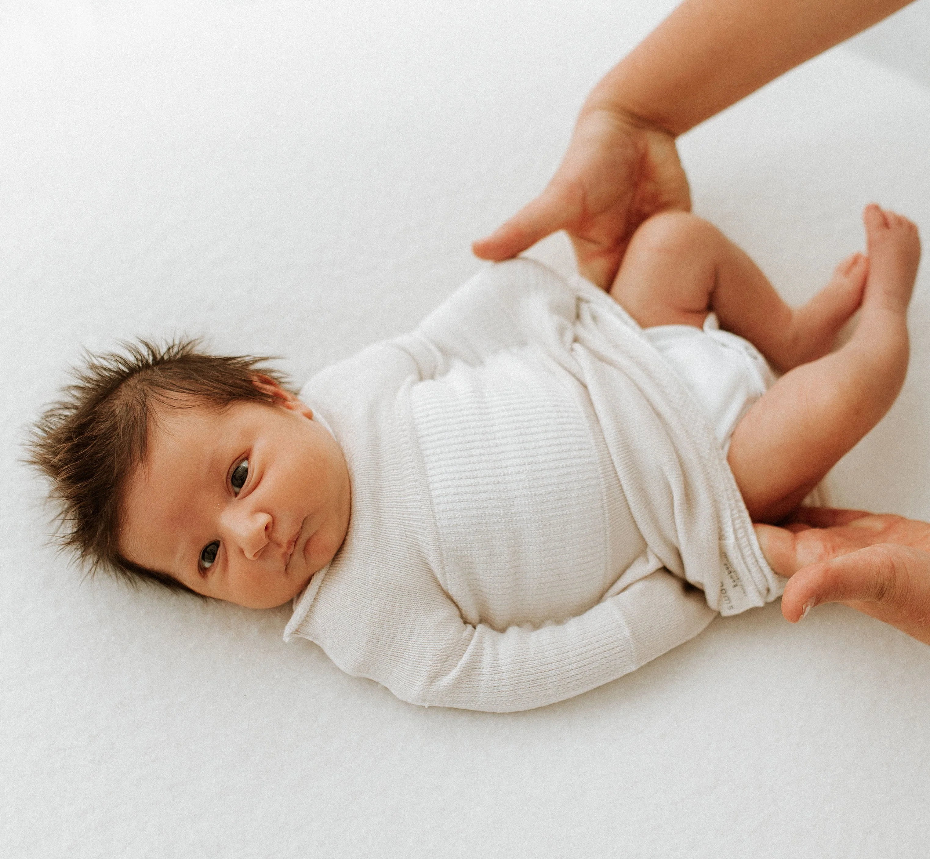 Bamboo Blend Beige Swaddle Sleep Sack - Image 2