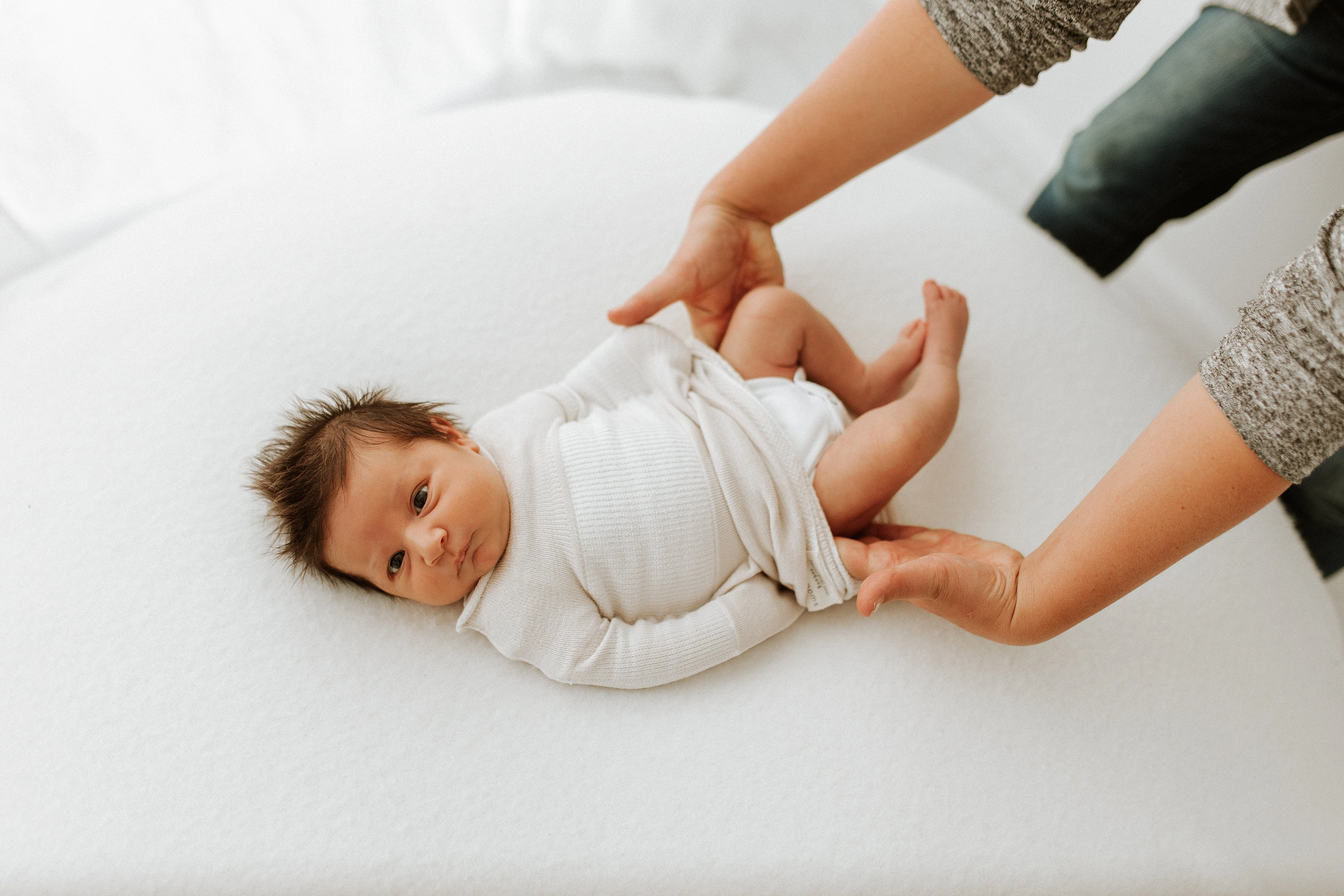 Bamboo Blend Beige Swaddle Sleep Sack - Image 4