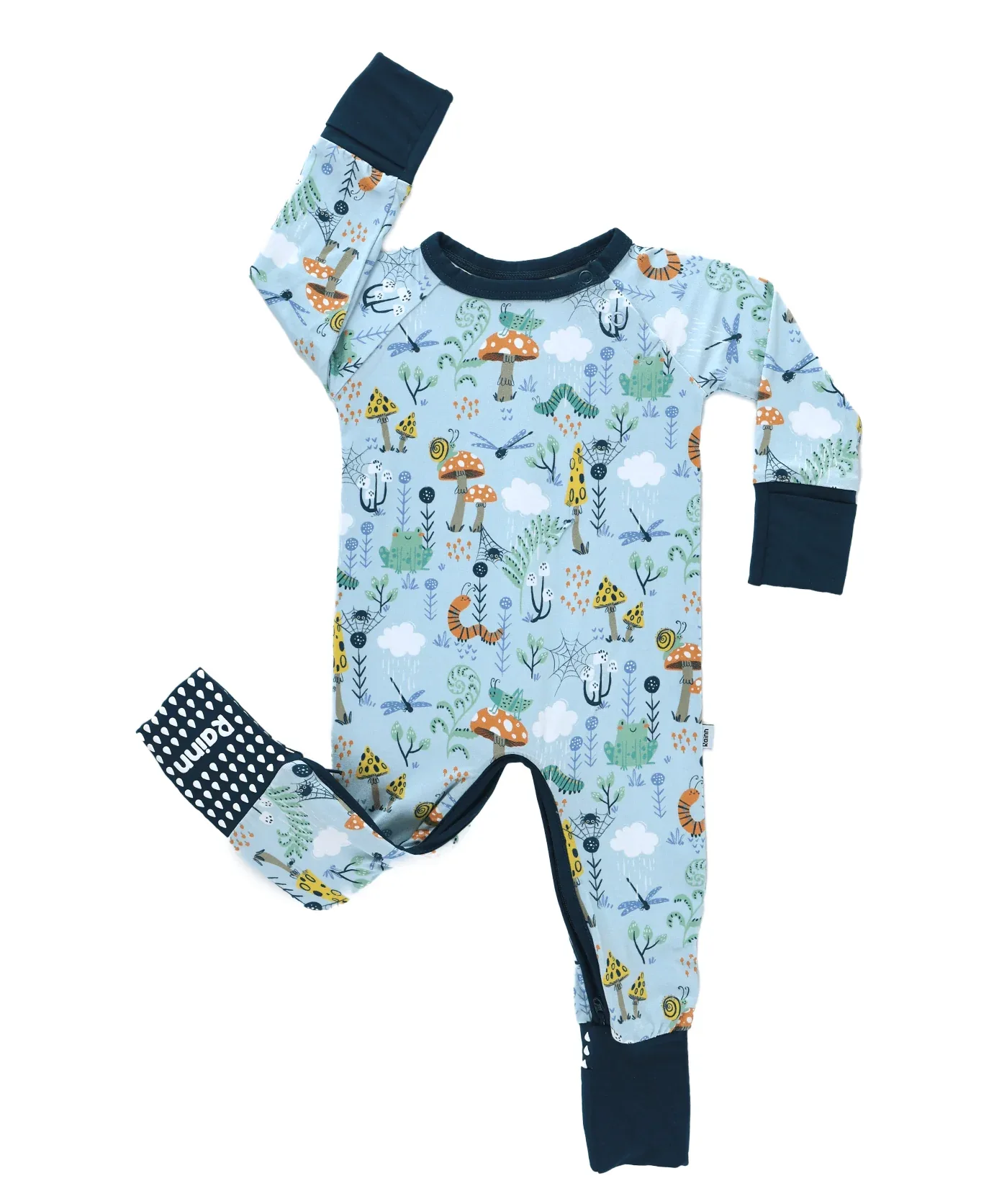 Bamboo Crescent Zipp Jammies - Critter Hollow - Image 2