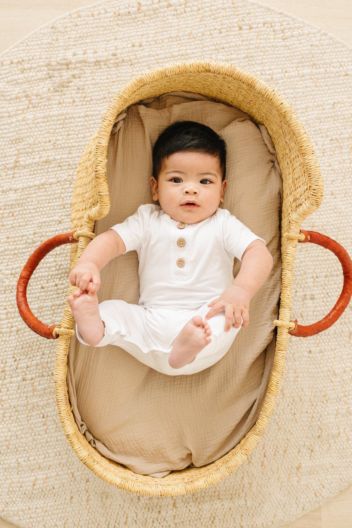 Bamboo Henley Romper - Image 10