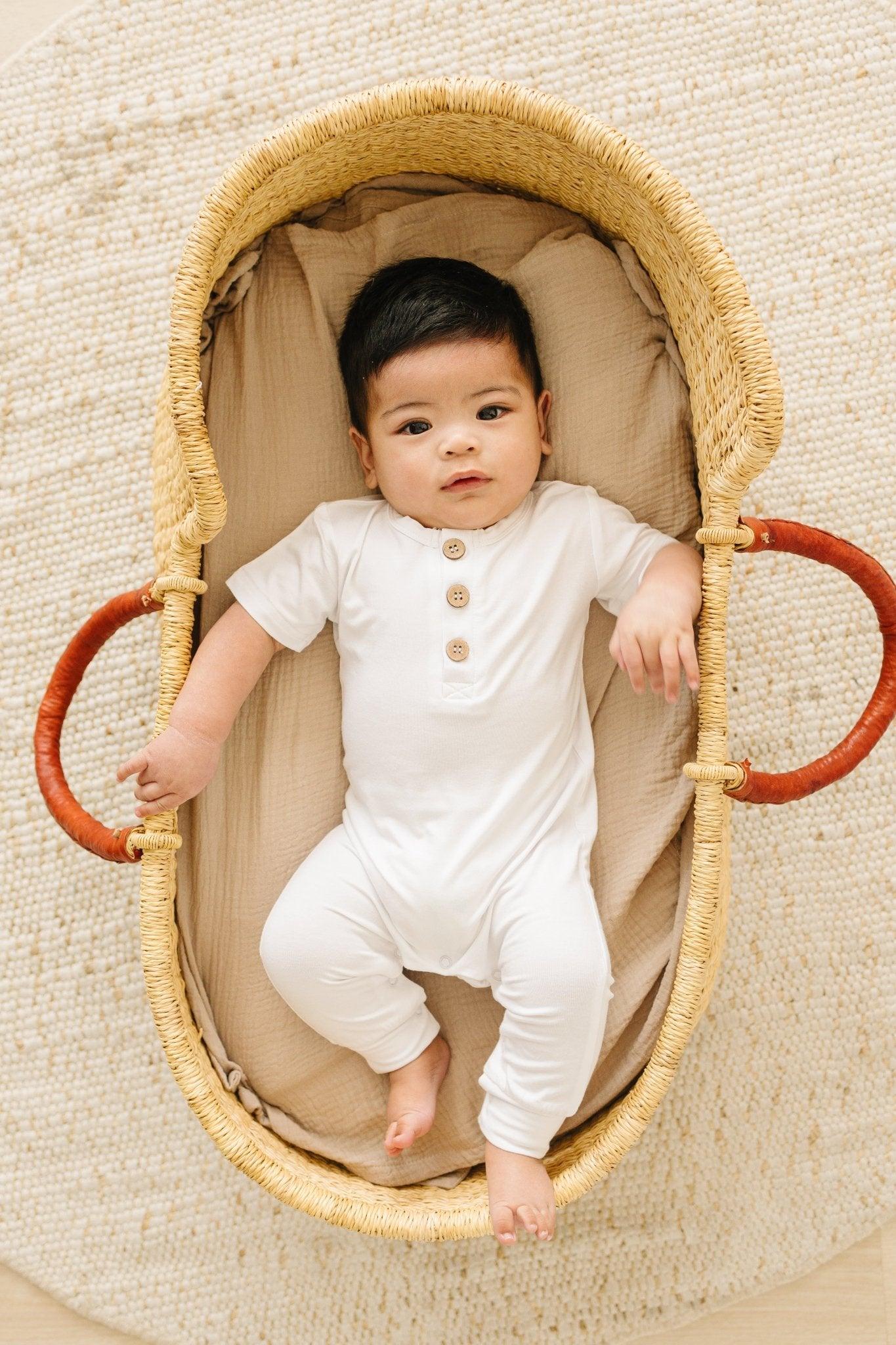 Bamboo Henley Romper - Image 12