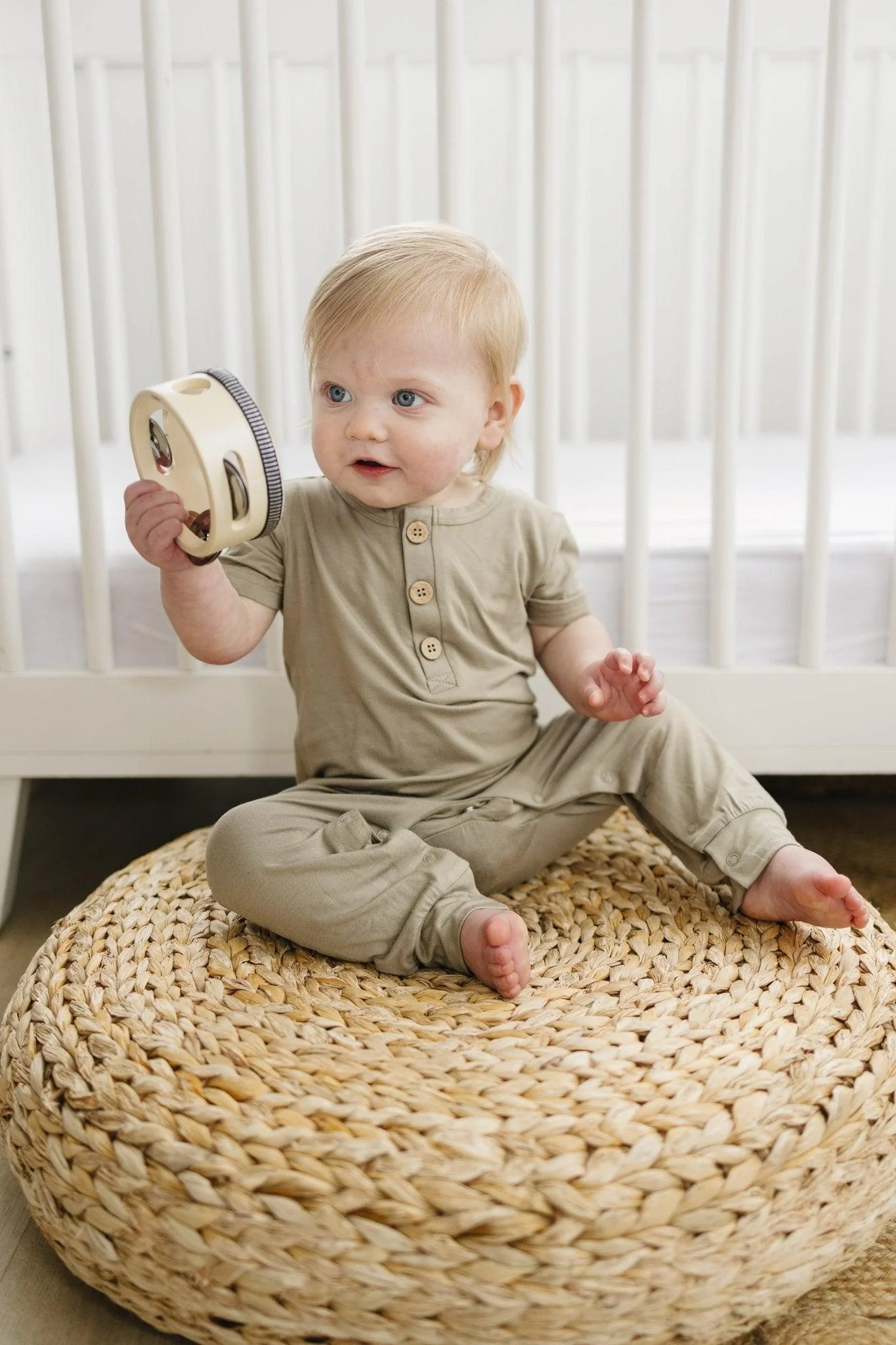 Bamboo Henley Romper - Image 17