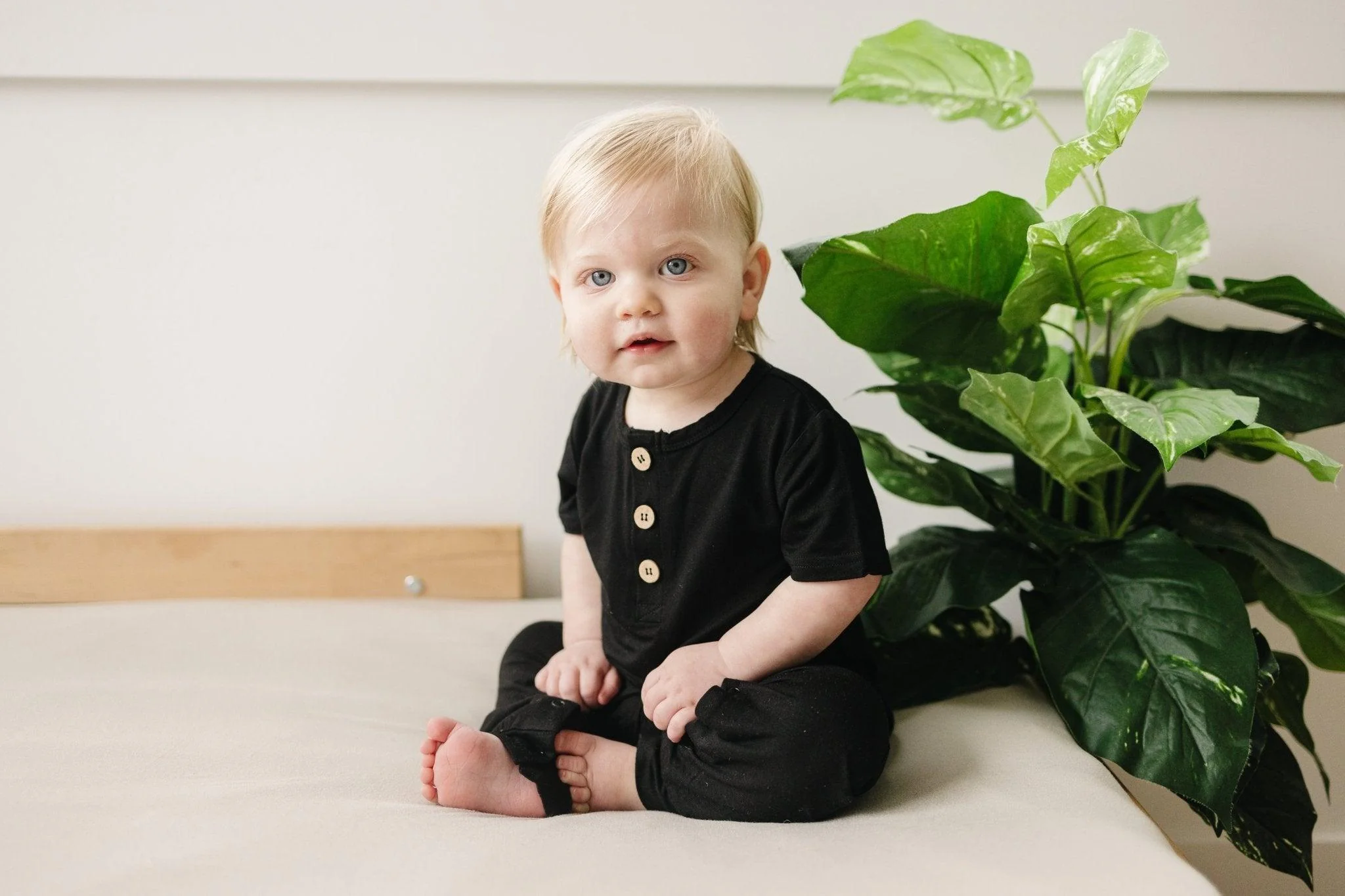 Bamboo Henley Romper - Image 21