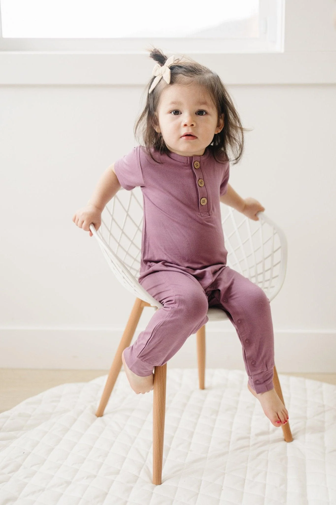 Bamboo Henley Romper - Image 26