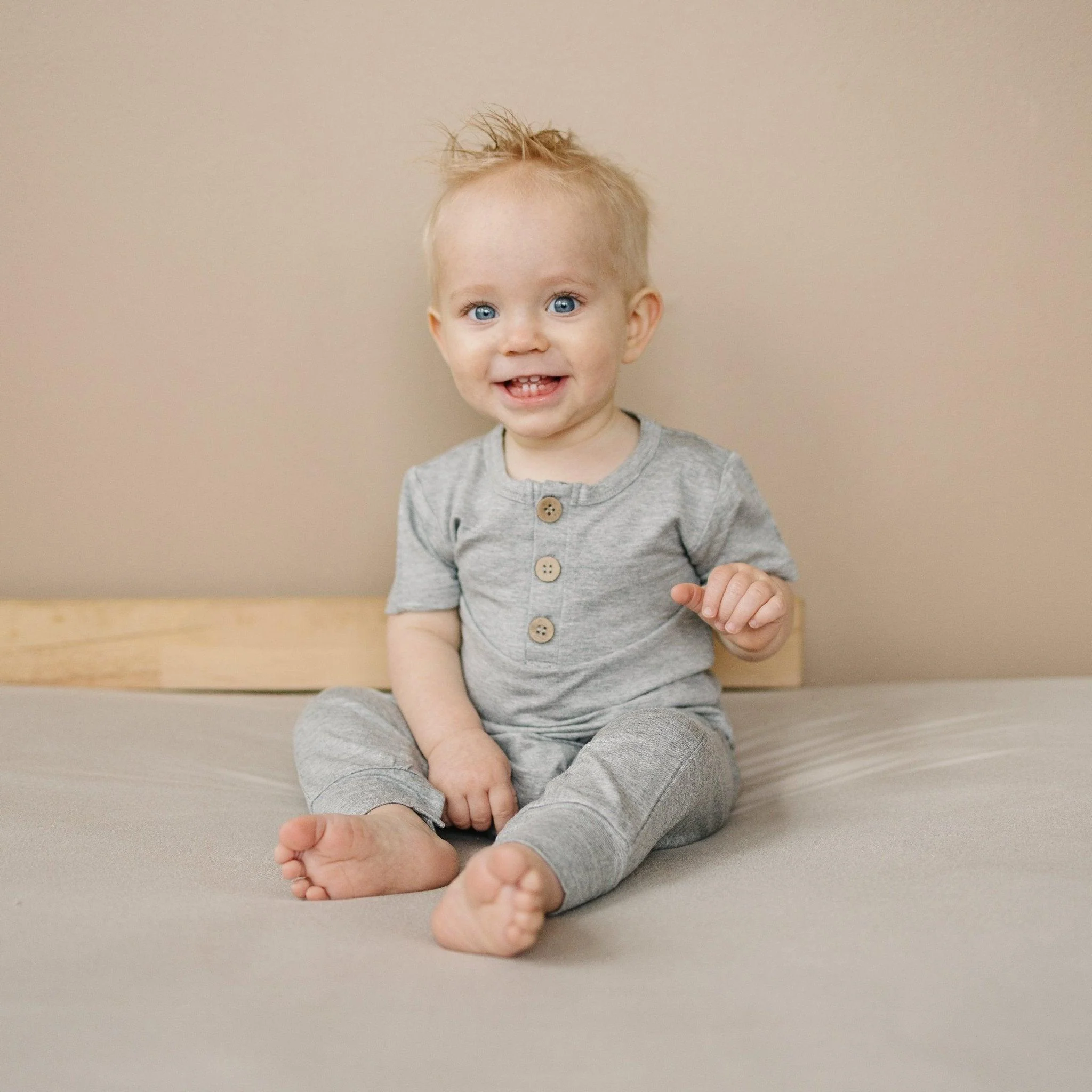 Bamboo Henley Romper - Image 29